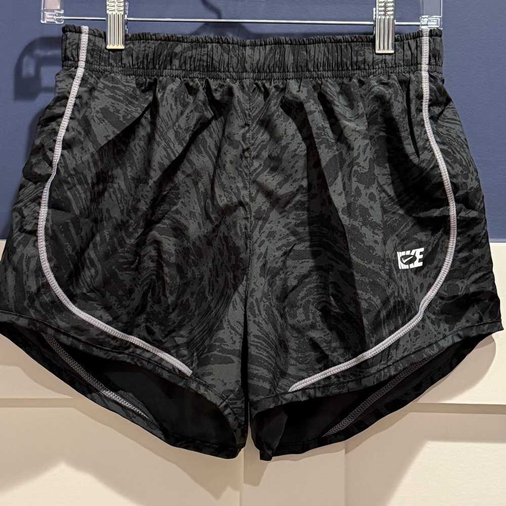Nike Women's Running Shorts -  Black and Gray pattern NWT Size S